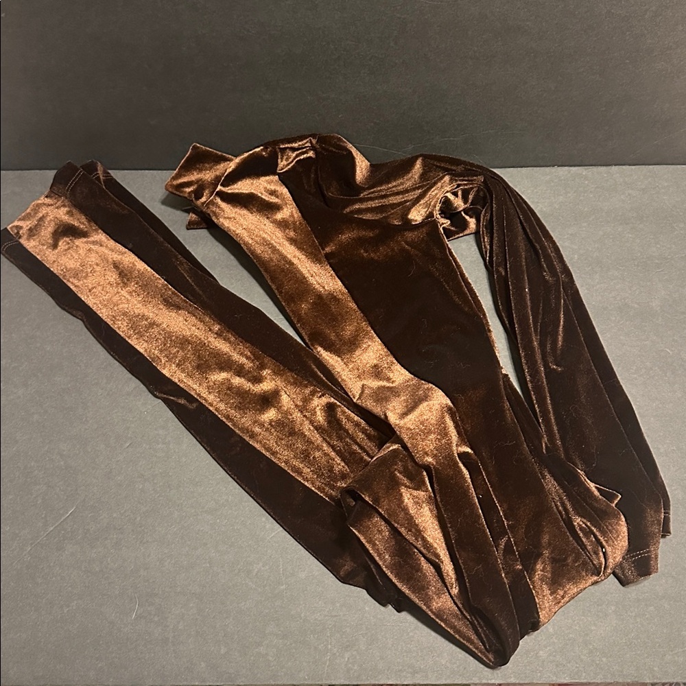 Fashion Nova Brown Velvet Jumpsuit - Picture 7 of 7